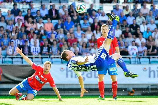 IFK Göteborgs Jakob Johansson cykelsparkar