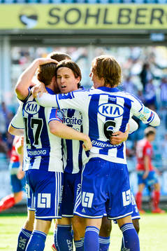 IFK Göteborgs Lasse Vibe jublar