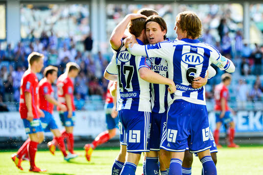 IFK Göteborgs Lasse Vibe jublar