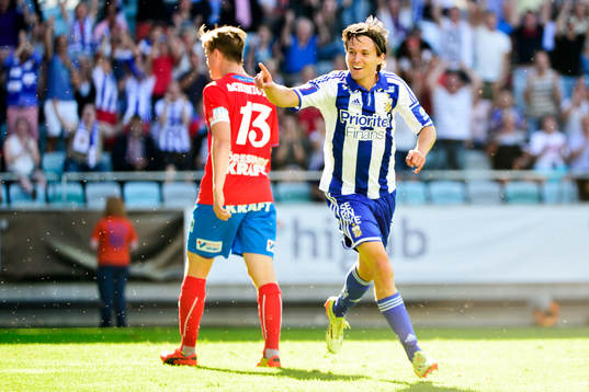 IFK Göteborgs Lasse Vibe jublar