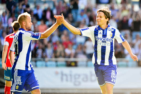 IFK Göteborgs Lasse Vibe jublar