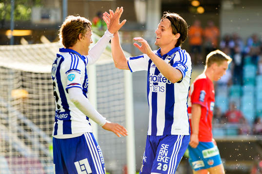 IFK Göteborgs Lasse Vibe jublar