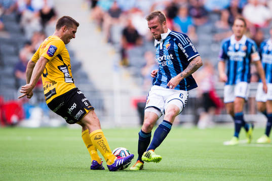 Elfsborgs Anders Svensson och Djurgårdens Aleksander