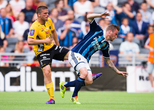 Elfsborgs Anders Svensson och Djurgårdens Aleksander