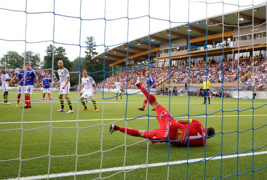 Åtvidabergs målvakt Henrik Gustavsson