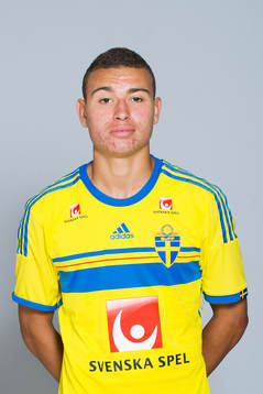 Jordan Larsson, som spelar i P16/97-landslaget