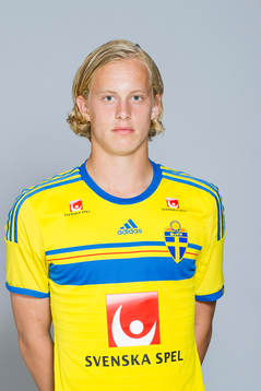 Gustav Berggren som spelar i P16/97-landslaget