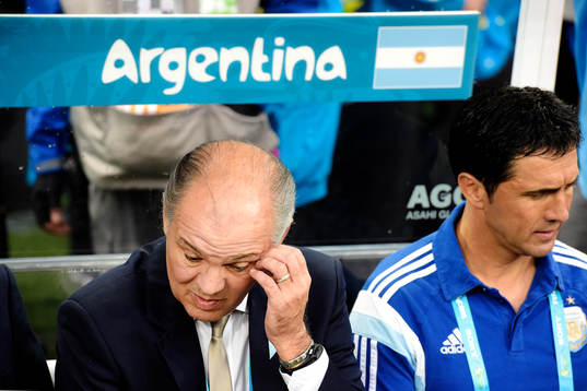 Argentinas förbundskapten Alejandro Sabella