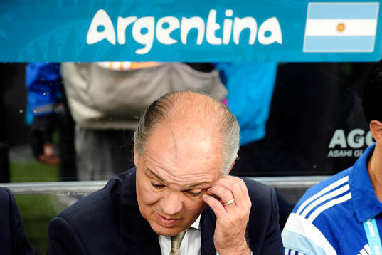 Argentinas förbundskapten Alejandro Sabella