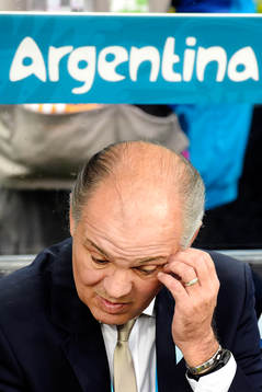 Argentinas förbundskapten Alejandro Sabella