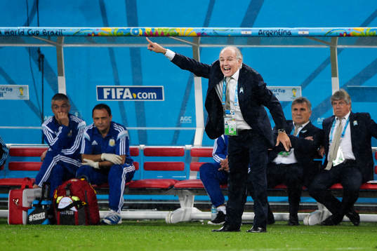 Argentinas förbundskapten Alejandro Sabella