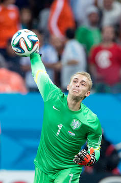 Hollands målvakt Jasper Cillessen