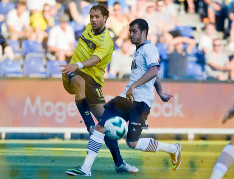[DK=20140710: Johan Elmander, BIF, sender bolden i mål til