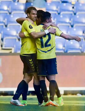 [DK=20140710: Johan Elmander, BIF, har scoret til 1-0]