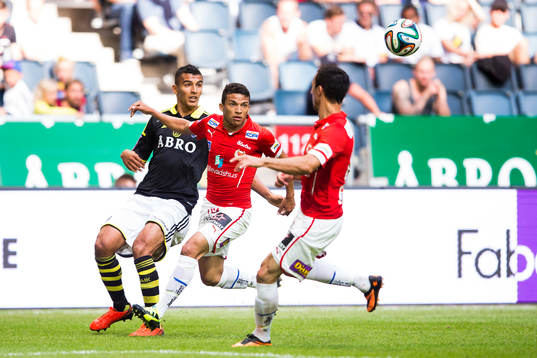s Nabil Bahoui och Kalmars Ismael Silva Lima