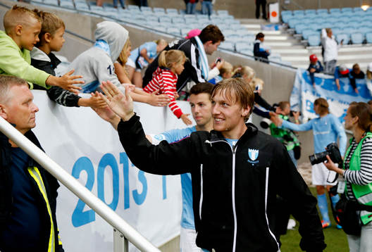 Emil Forsberg från Malmö gjorde tre mål