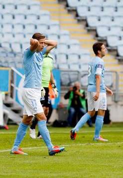 Simon Thern från Malmö skadade sig