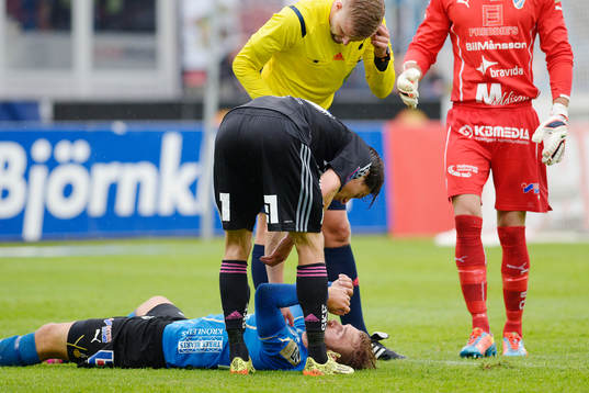 Halmstads Jesper Westerberg skadas