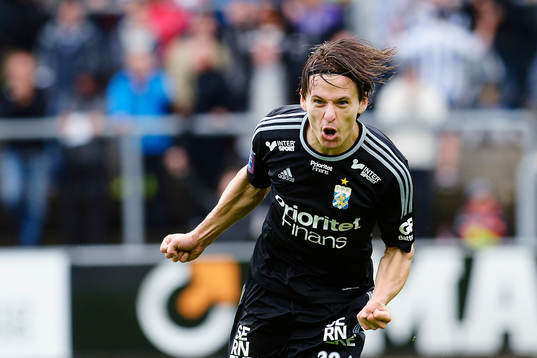 IFK Göteborgs Lasse Vibe jublar