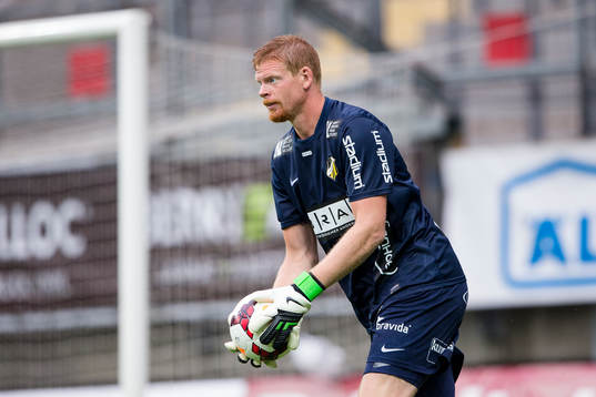 Häckens målvakt Christoffer Källqvist
