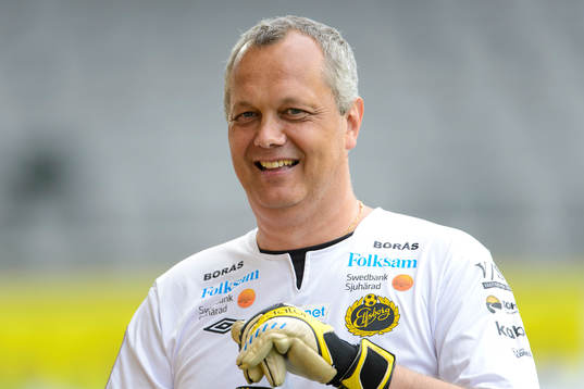 Målvakt Anders Bogsjö i matchen mellan Elfsborgs