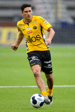 Dime Mencevski i matchen mellan Elfsborgs Legendarer och