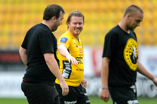Fredrik Berglund i matchen mellan Elfsborgs Legendarer och