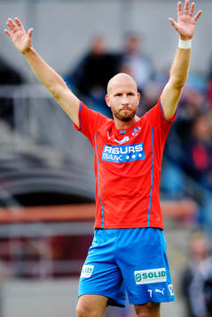 Helsingborgs Mattias Lindström jublar