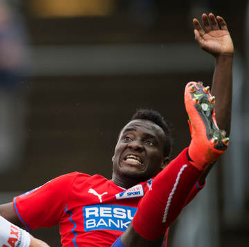 Helsingborgs David Accam i