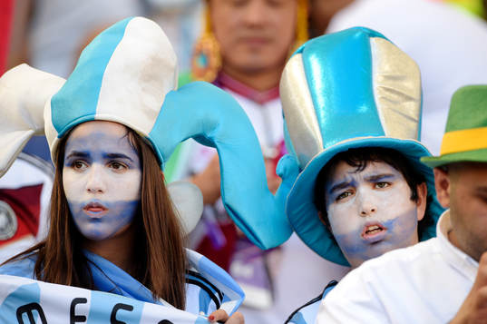 Argentinska supportrar