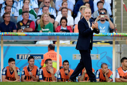 Argentinas förbundskapten Alejandro Sabella