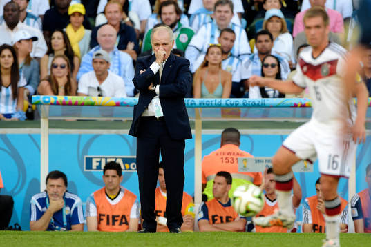 Argentinas förbundskapten Alejandro Sabella