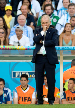 Argentinas förbundskapten Alejandro Sabella