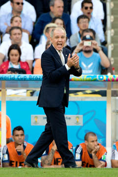 Argentinas förbundskapten Alejandro Sabella