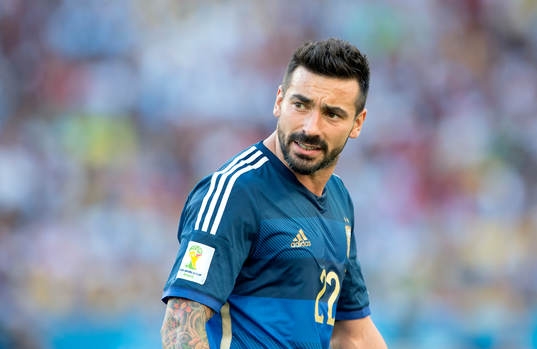 Argentinas Ezequiel Lavezzi