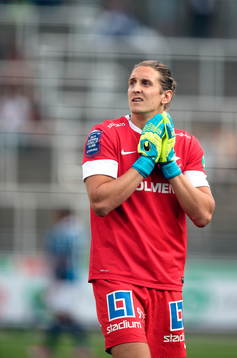 Norrköpings målvakt David Mitov Nilsson