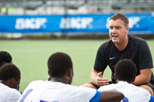Match i Gothia Cup mellan AIK och Right to Dream från Ghana