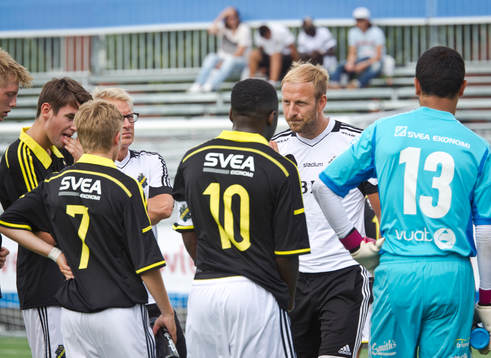 Match i Gothia Cup mellan AIK och Right to Dream från Ghana