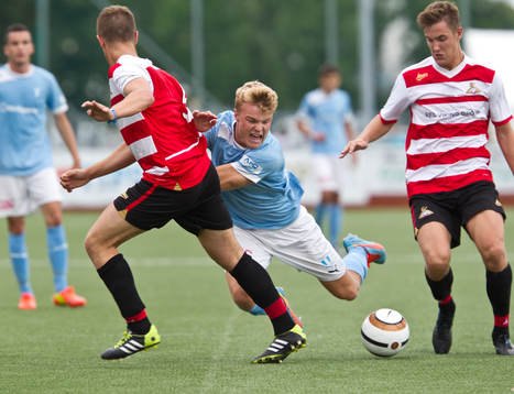 Match i Gothia Cup mellan Malmö FF och Doncaster