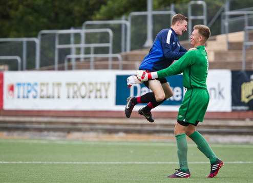 Match i Gothia Cup mellan Malmö FF och Doncaster