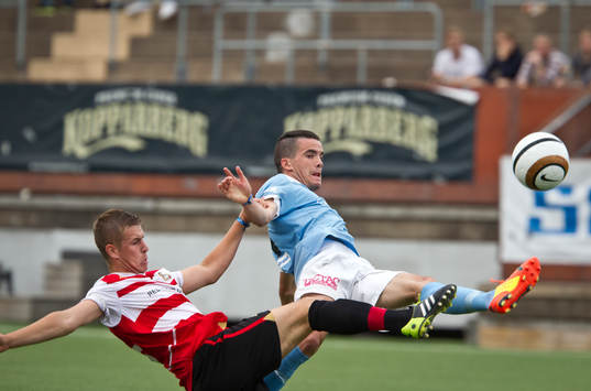 Match i Gothia Cup mellan Malmö FF och Doncaster