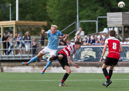 Match i Gothia Cup mellan Malmö FF och Doncaster