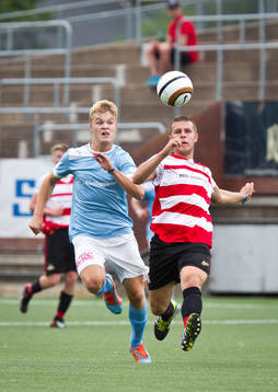 Match i Gothia Cup mellan Malmö FF och Doncaster
