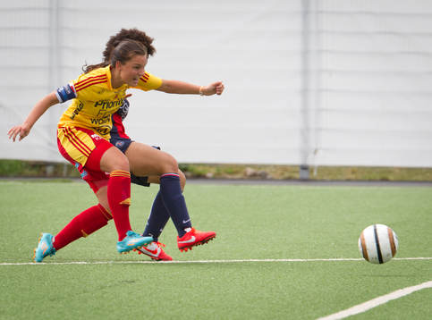 Match i Gothia Cup mellan Paris Saint Germain och Tyresö