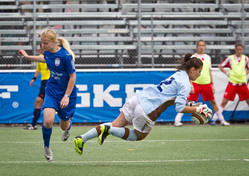 Match i Gothia Cup mellan Röda Stjärnan, Belgrad och