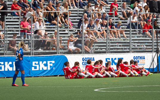 Match i Gothia Cup mellan Röda Stjärnan, Belgrad och