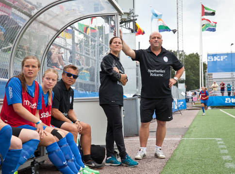 Match i Gothia Cup mellan Röda Stjärnan, Belgrad och