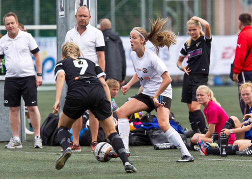 Match i Gothia Cup mellan Bele Barkarby och Örebro SK