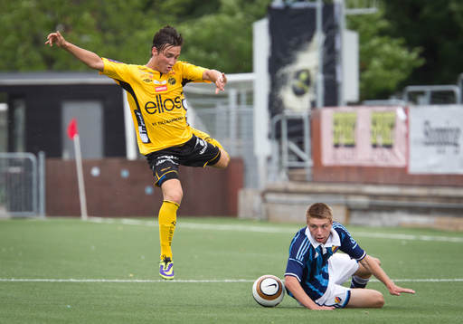 Match i Gothia Cup mellan Djurgården och Elfsborg