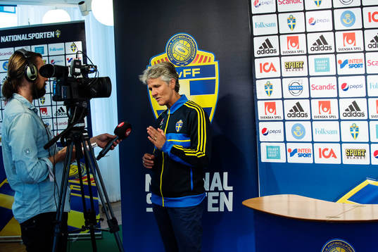Sveriges förbundskapten Pia Sundhage